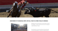 Desktop Screenshot of borderbullfights.com